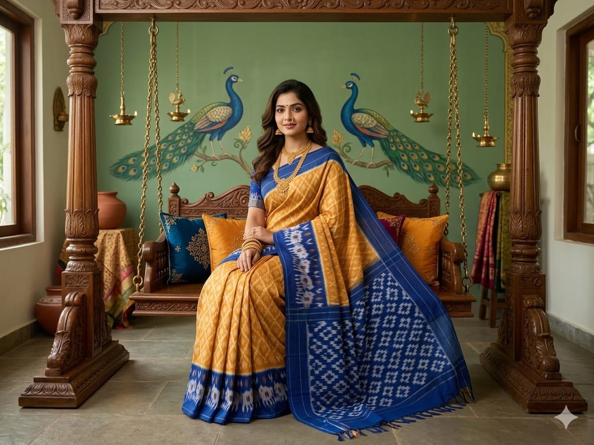 Cotton Saree - PSSIN03-ICTSDZDCD-16