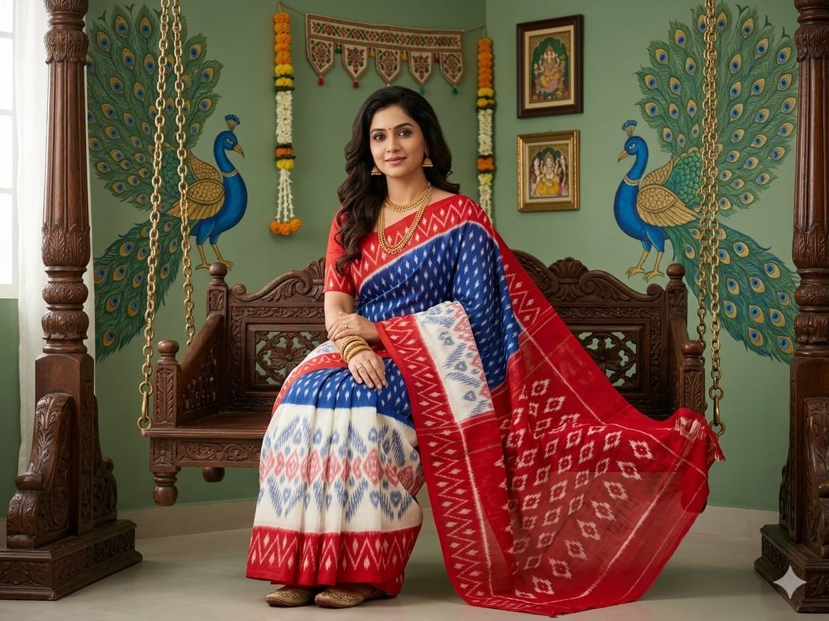 Cotton Saree - PSSIN03-ICTSDZDCD-18