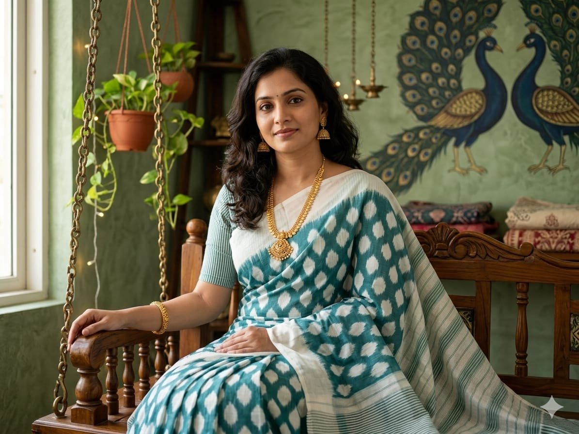 Cotton Saree - PSSIN03-ICTSDZDCD-26