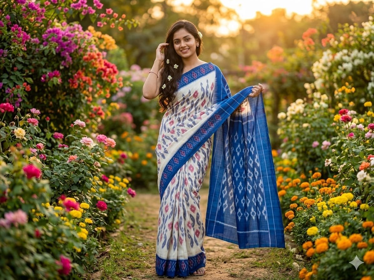 Cotton Saree - PSSIN03-ICTSDZDCD-29