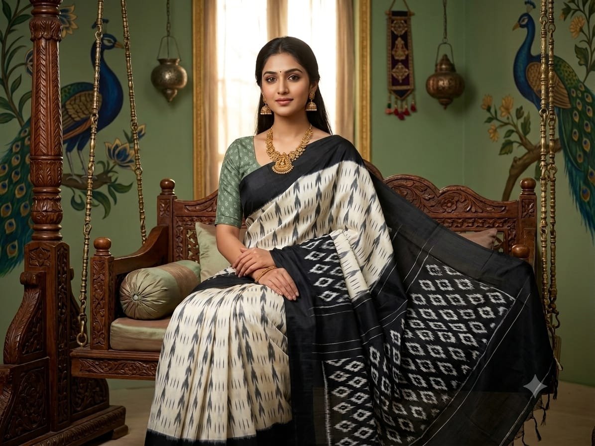 Cotton Saree - PSSIO13-ICTSDZFCC-20