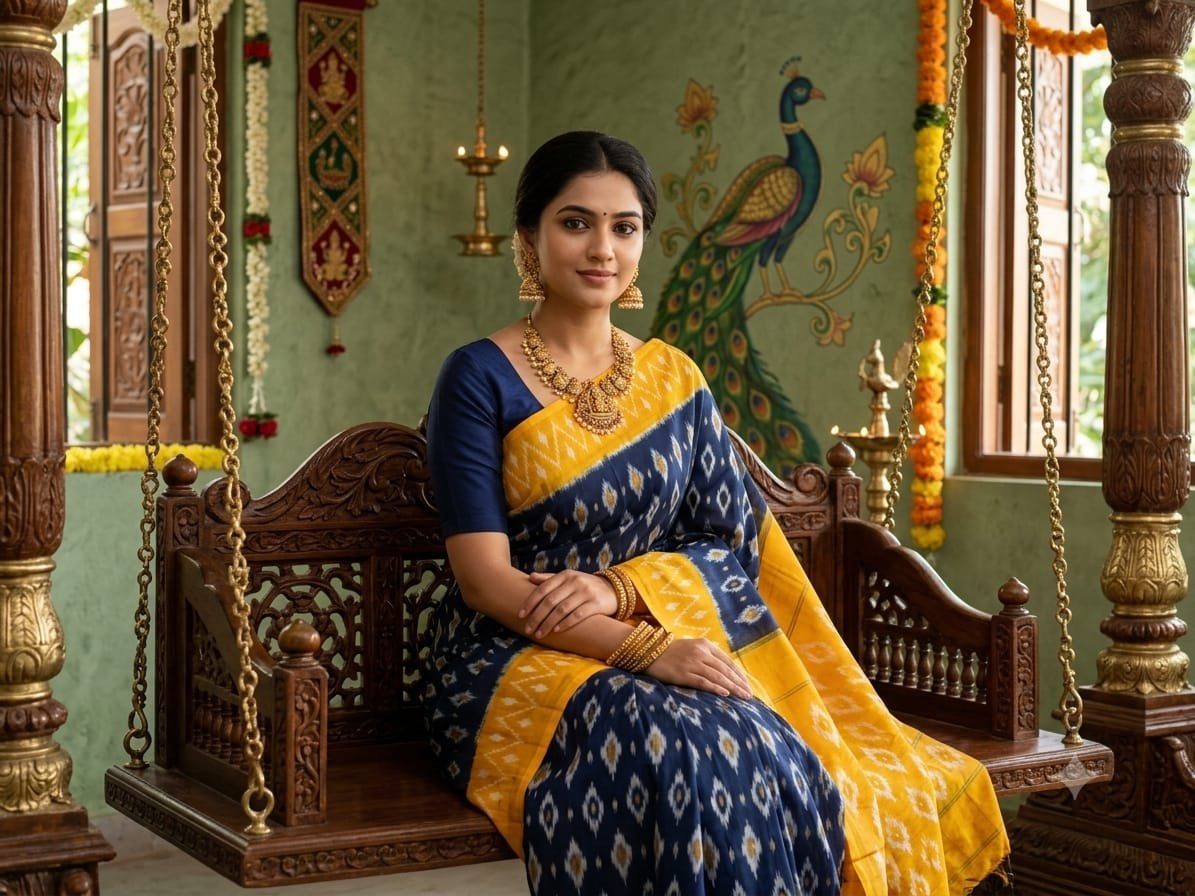 Cotton Saree - PSSIS16-ICTSDZECD-28