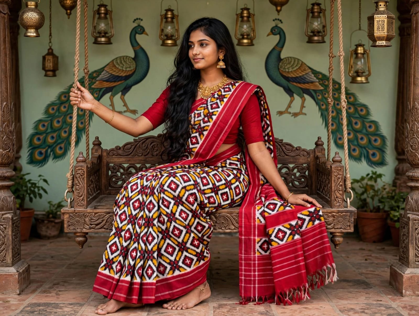 Cotton Saree - PSSIS22-DICSCXDDC-19