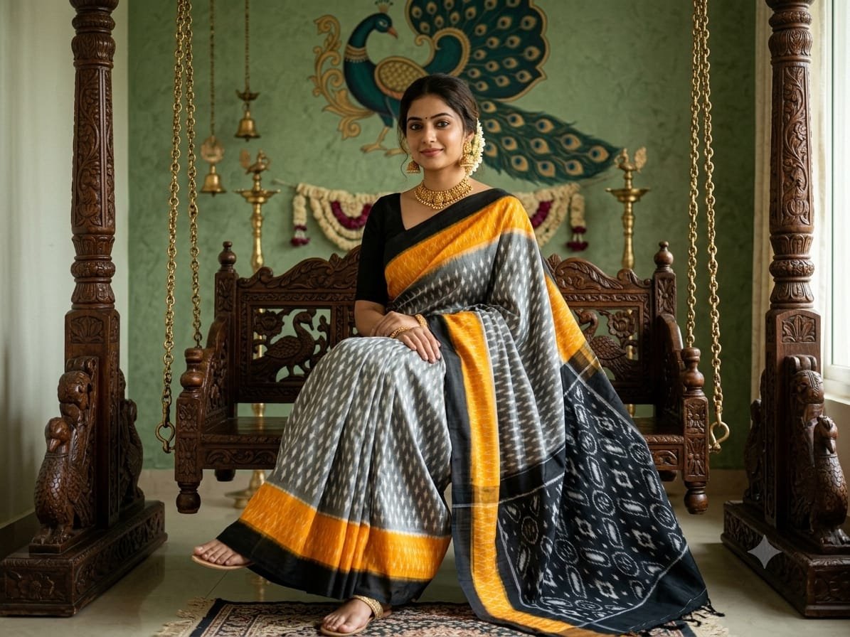 Cotton Saree - PSSIS23-ICTSDZEDC-05