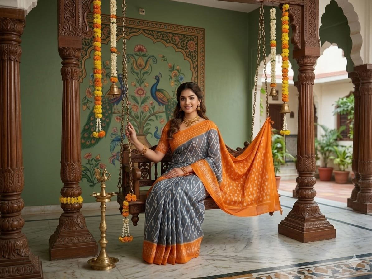 Cotton Saree - PSSIY29-ICTSDZDCD-08