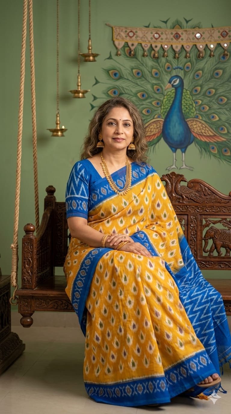 Cotton Saree - PSSIY29-ICTSDZDCD-15