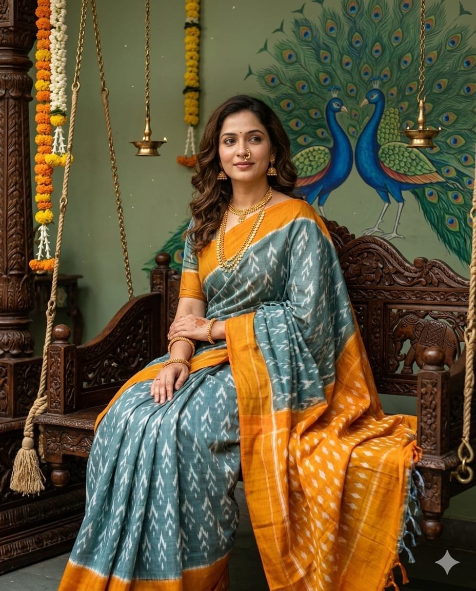 Cotton Saree - PSSIY29-ICTSDZDCD-18