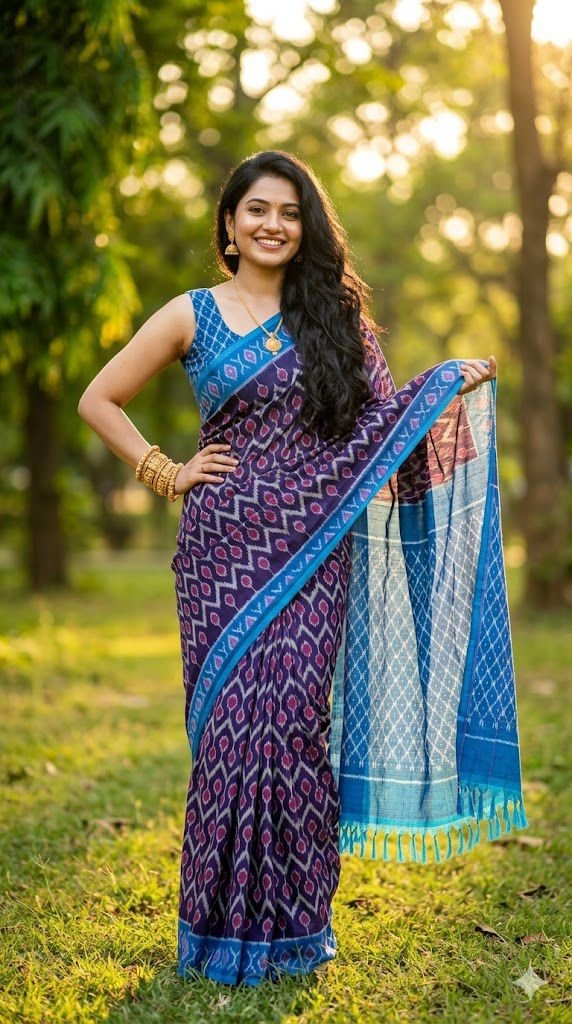 Cotton Saree - PUSNY15-ICTSCZDCD-05
