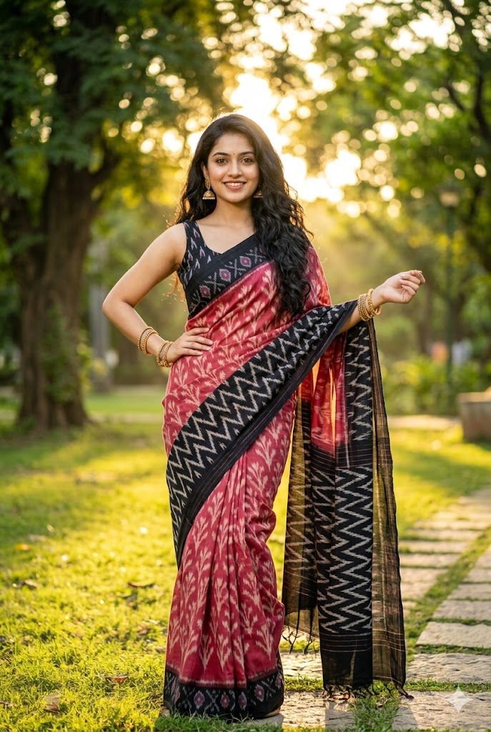 Cotton Saree - PUSNY15-ICTSCZDCD-09