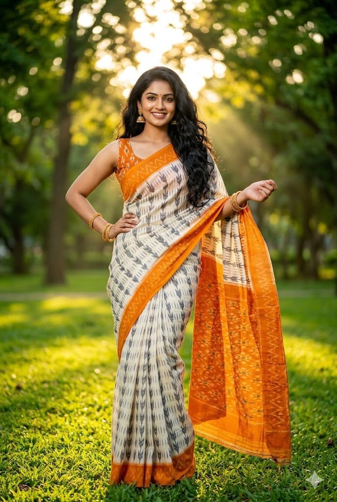 Cotton Saree - PUSNY15-ICTSCZDCD-26