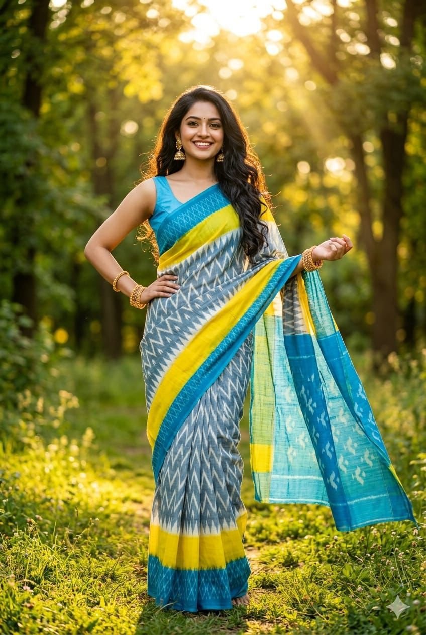 Cotton Saree - PUSNY15-ICTSCZDCD-33