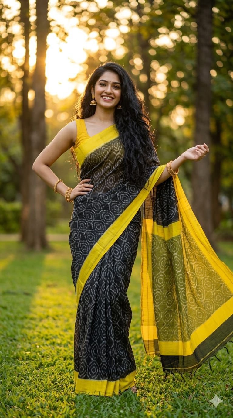 Cotton Saree - PUSNY15-ICTSCZDCD-39