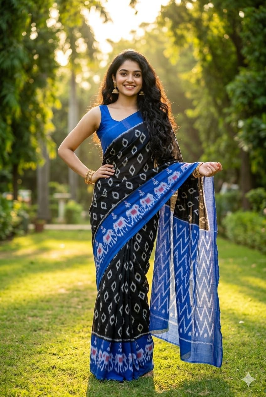 Cotton Saree - PUSNY15-ICTSCZDCD-41