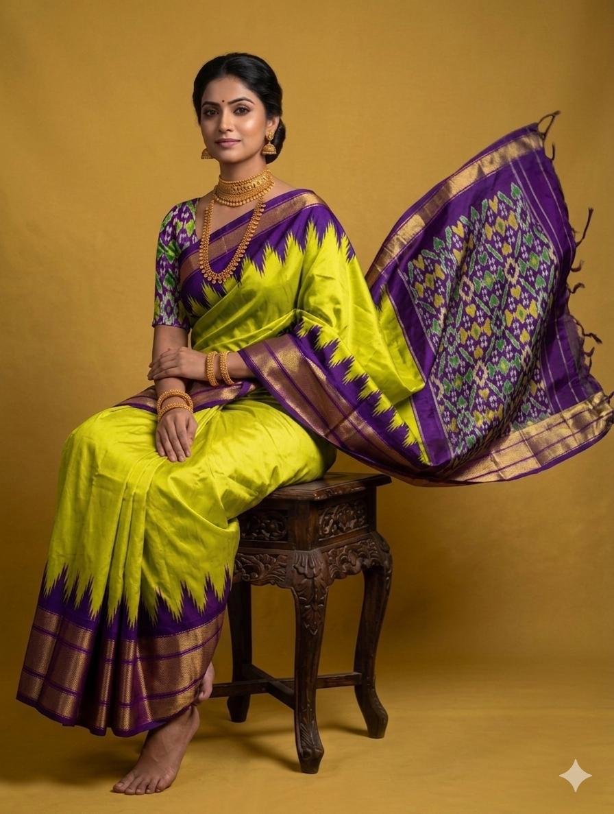 Designer Ikat - PSRGY15-IDSSDNSDC-04