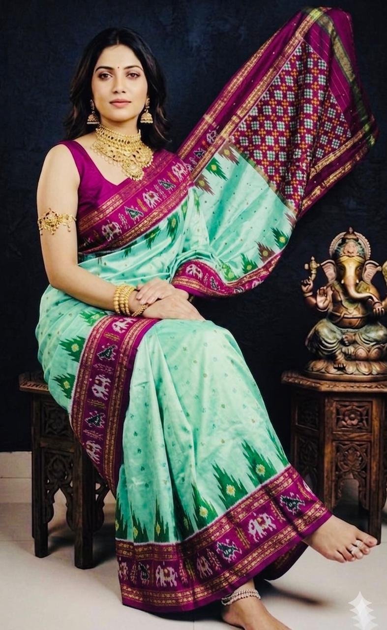 Designer Ikat - PSRGY17-IDSSIZSDC-04