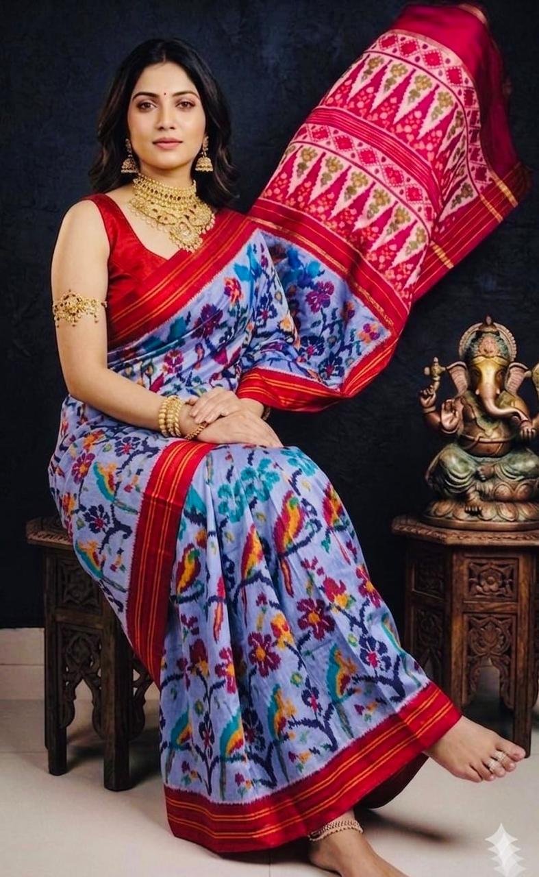 Designer Ikat - PSRGY17-IDSSIZSDC-07