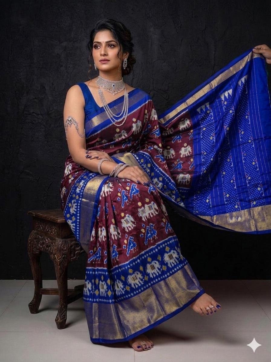 Designer Ikat - PSRGY19-IDSSDNSDC-58