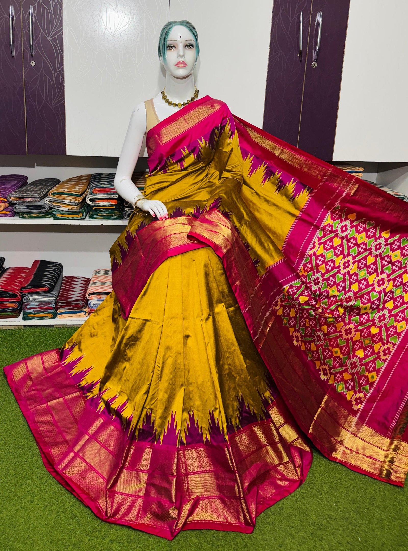 Designer Ikat - PSRGY27-IDSSCNSDC-07