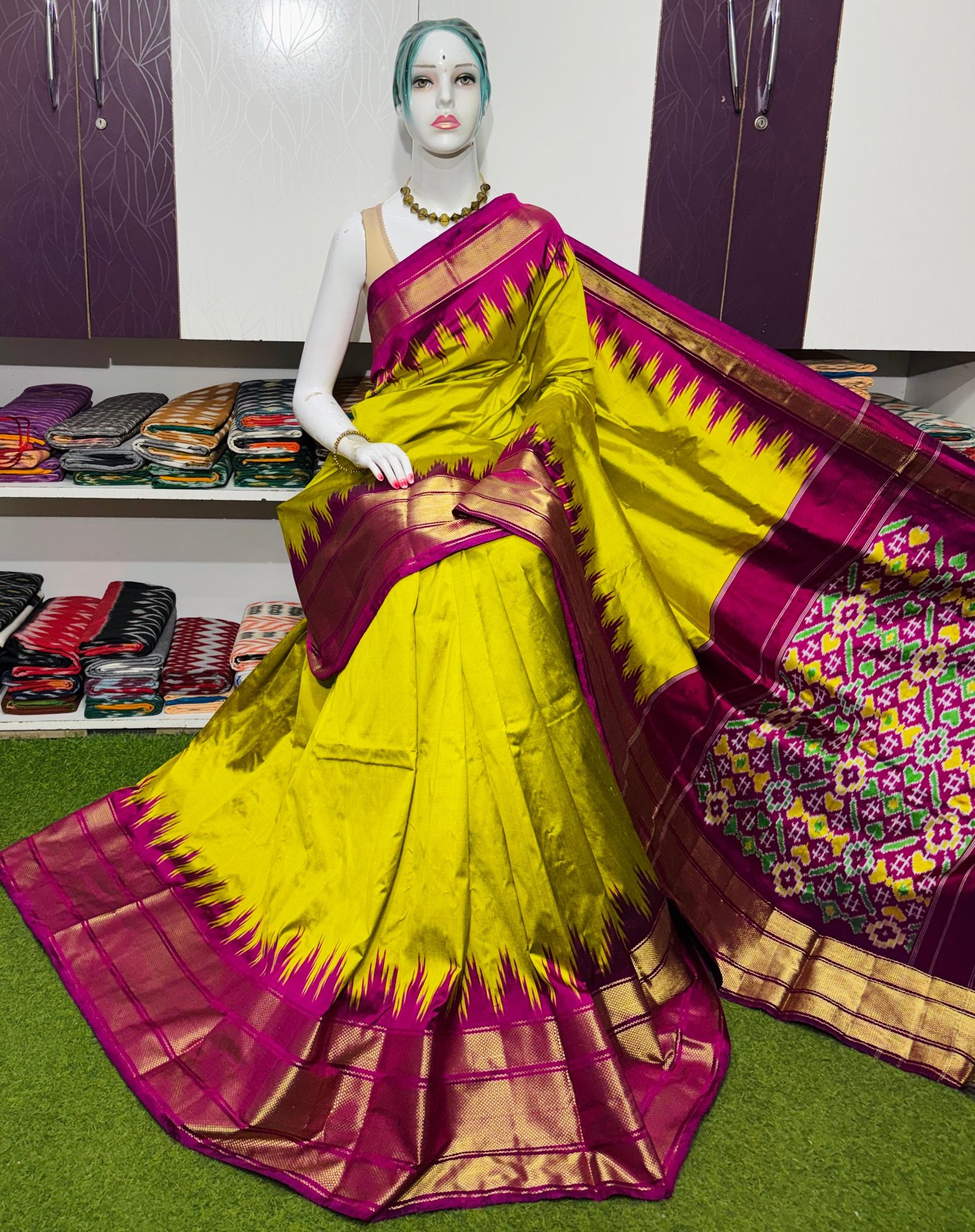 Designer Ikat - PSRGY27-IDSSCNSDC-10