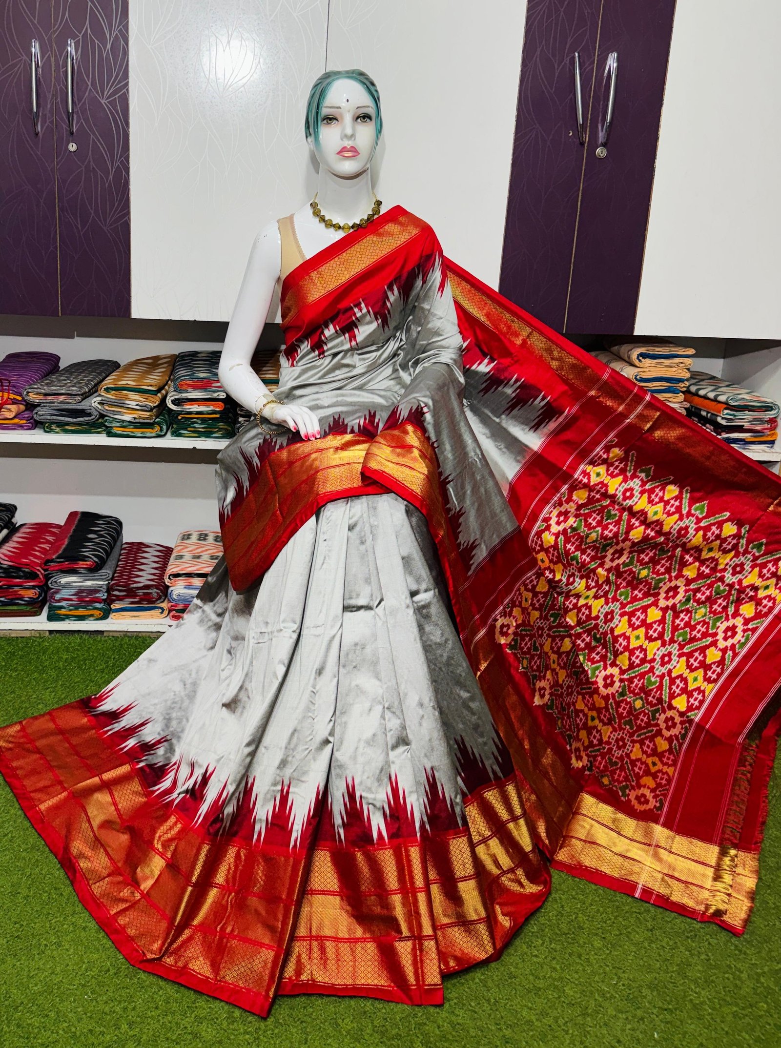 Designer Ikat - PSRGY27-IDSSCNSDC-13