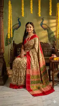 Designer Ikat Sarees