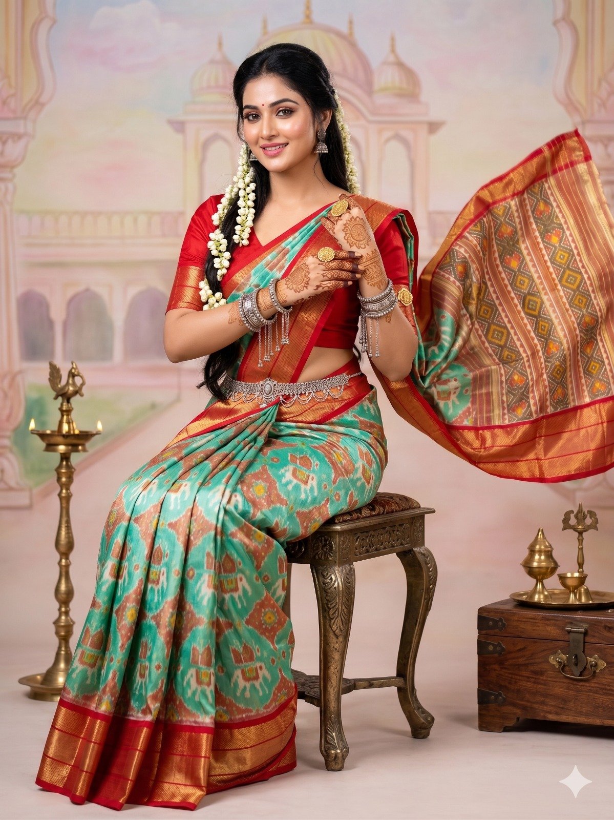 Full tissue designer saree - PANHY19-FTHSIIZCD-01