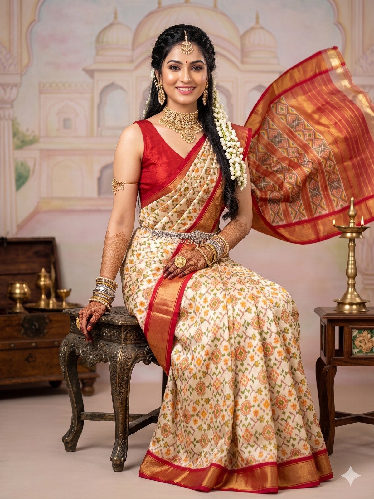 Full tissue designer saree - PANHY19-FTHSIIZCD-02