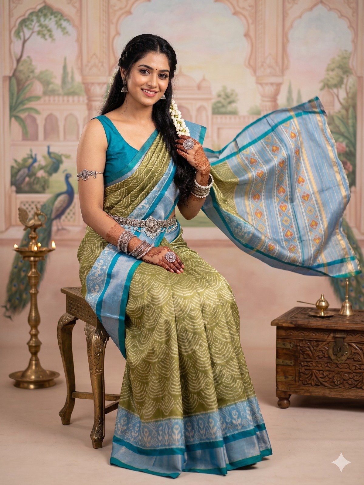 Full tissue designer saree - PANHY19-FTHSIIZCD-08