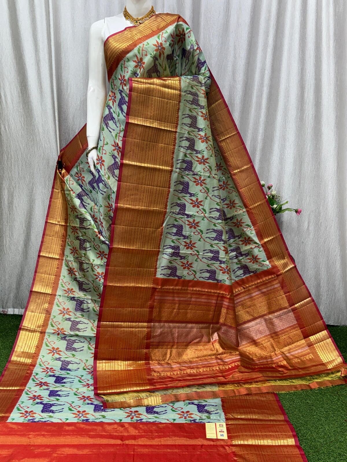 Full tissue designer saree - PASKY14-FTHSITEDC-04