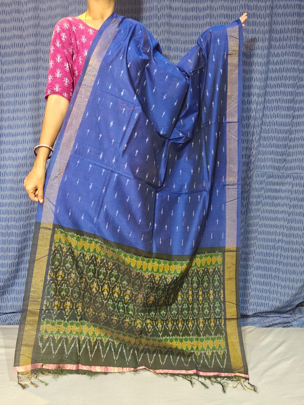 Ikat Dupatta - PGMRL04-ISCDDIXDC-04