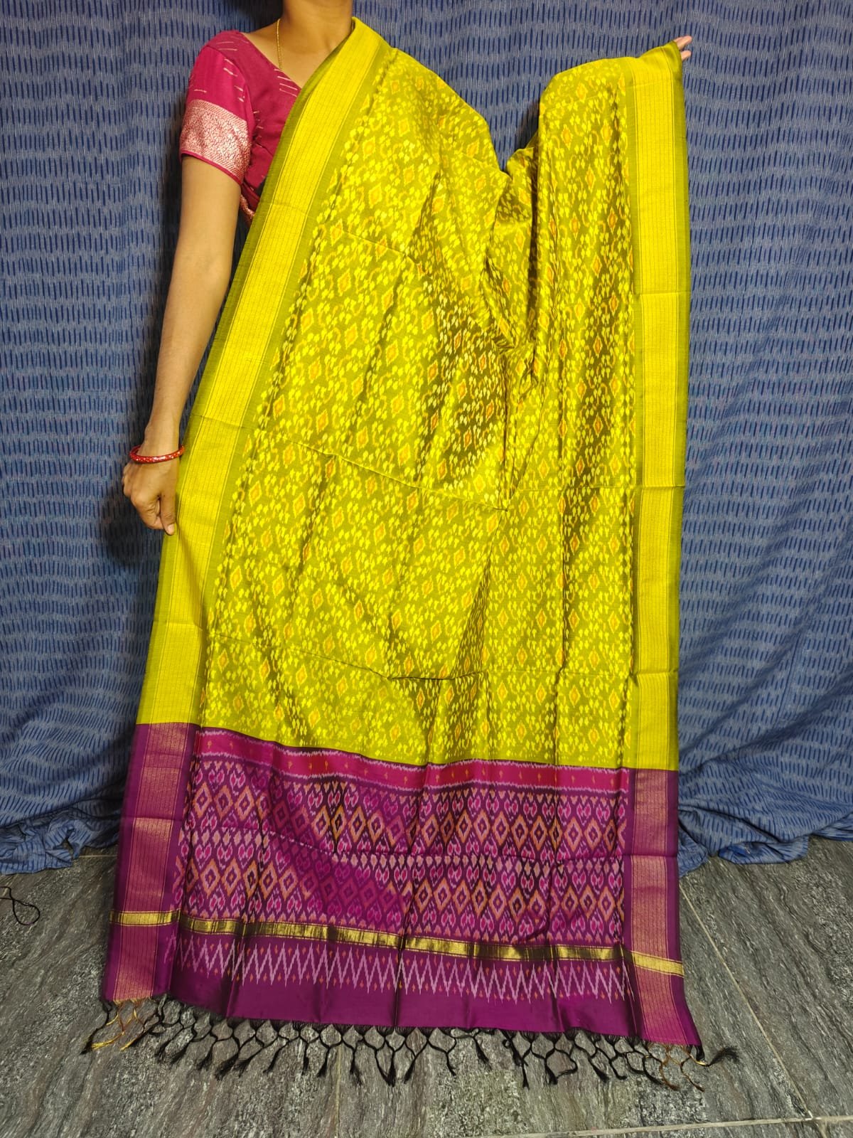 Ikat Dupatta - PGMRL04-ISCDDIXDC-12