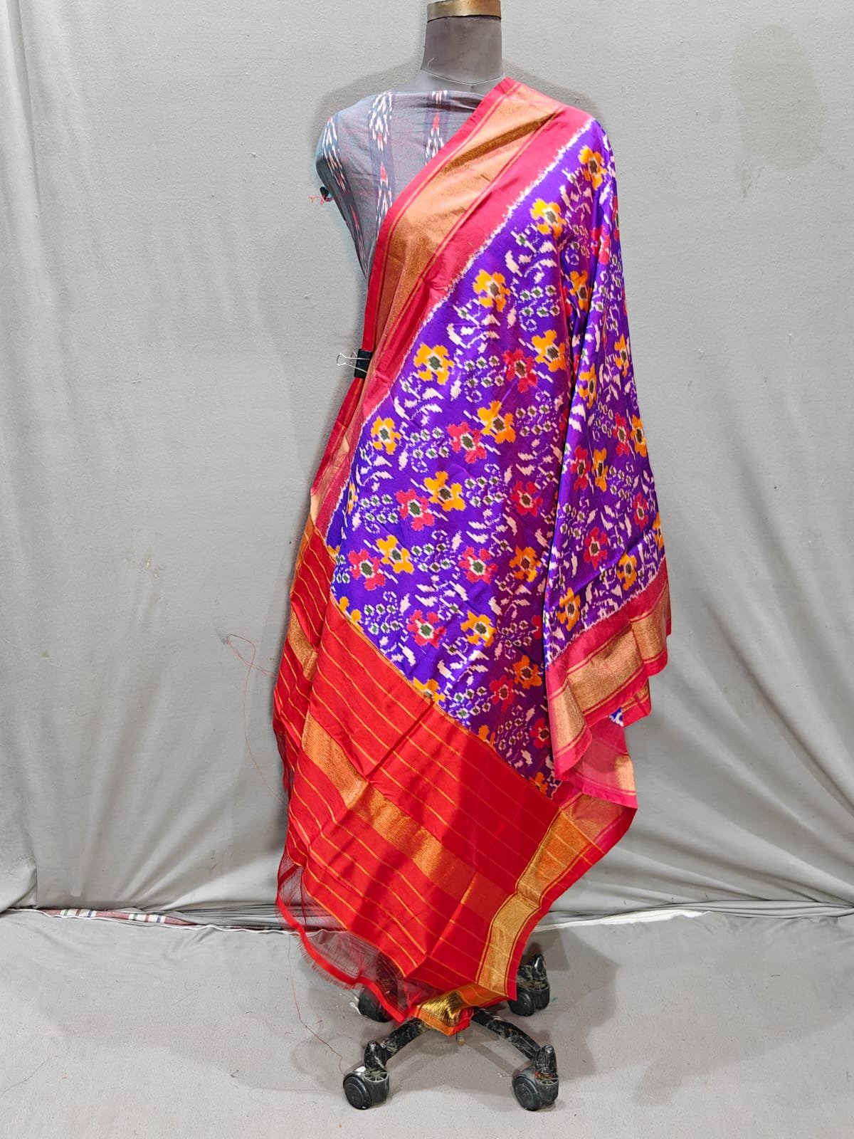 Ikat Dupatta - PGMRL26-ISDPCEZDC-29