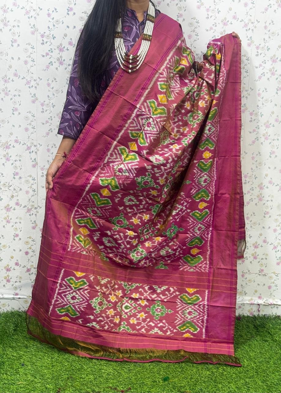 Ikat Dupatta - PSDHG21-ISDPDEZDD-06