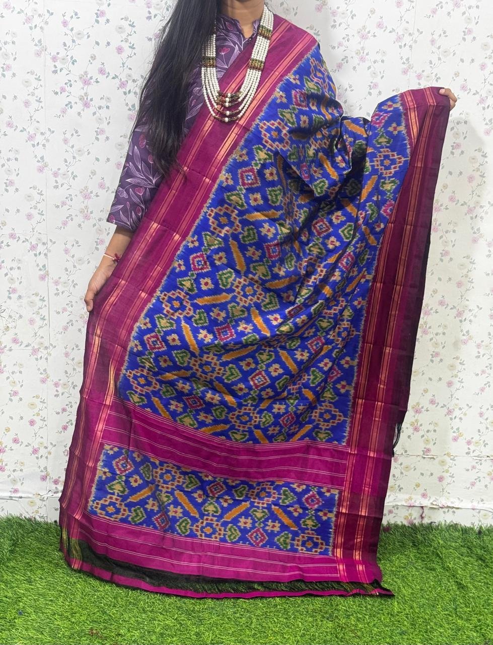 Ikat Dupatta - PSDHG21-ISDPDEZDD-16