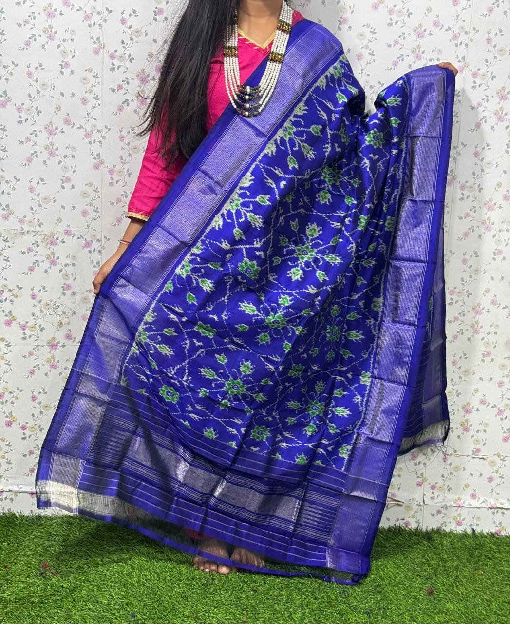 Ikat Dupatta - PSDHL04-ISDPDEZCD-09