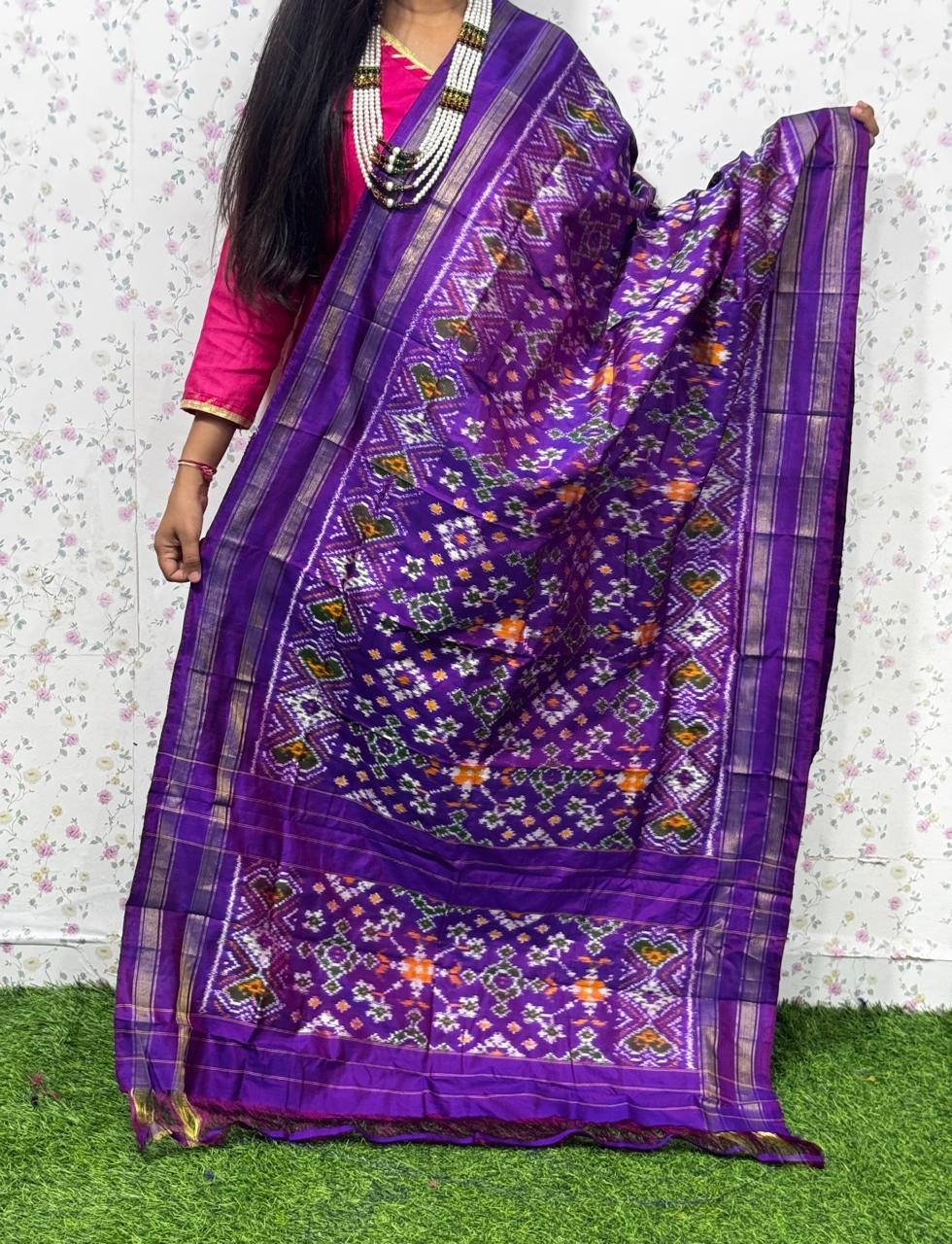 Ikat Dupatta - PSDHL04-ISDPDEZCD-18