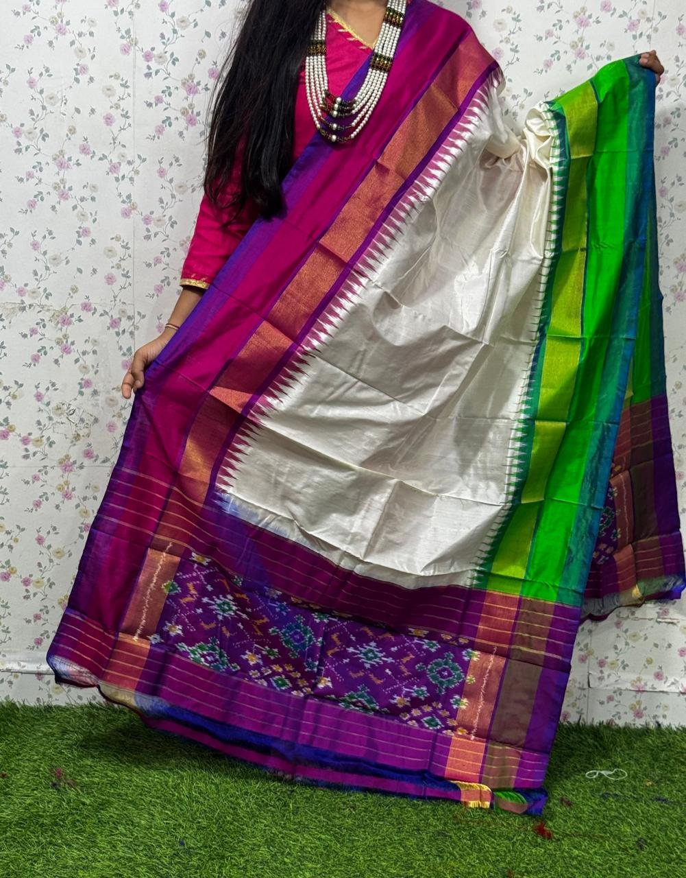 Ikat Dupatta - PSDHL04-ISDPDEZCD-65
