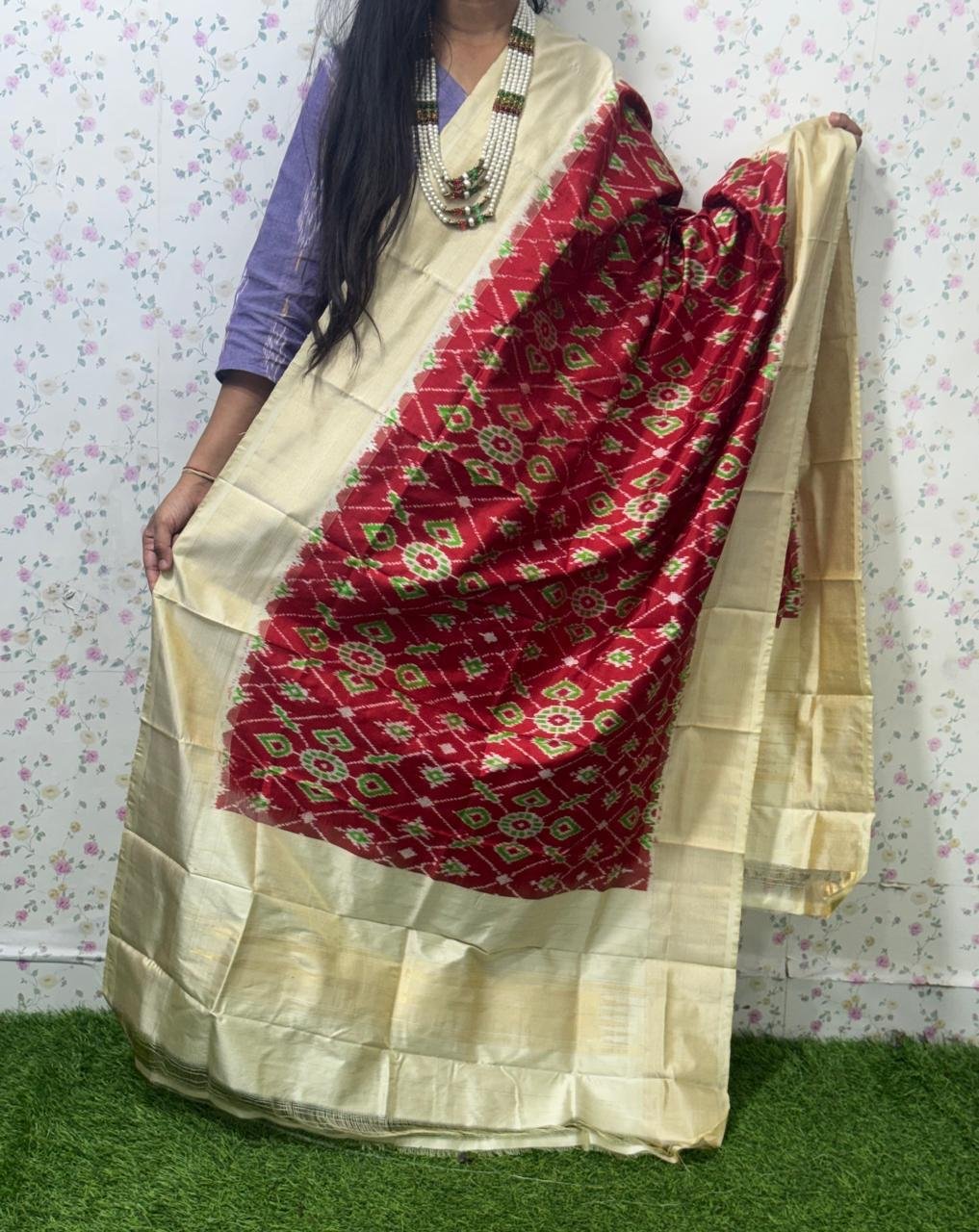 Ikat Dupatta - PSDHL21-ISDPDEZCD-07