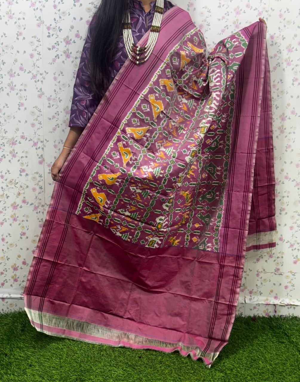 Ikat Dupatta - PSDHL27-ISDPDEZDD-28