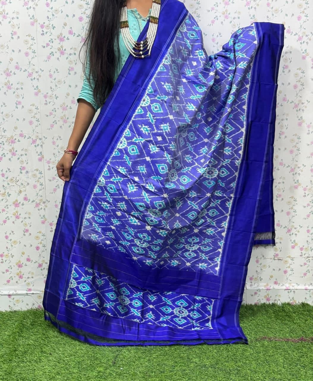 Ikat Dupatta - PSDHL31-ISDPDEZDD-02