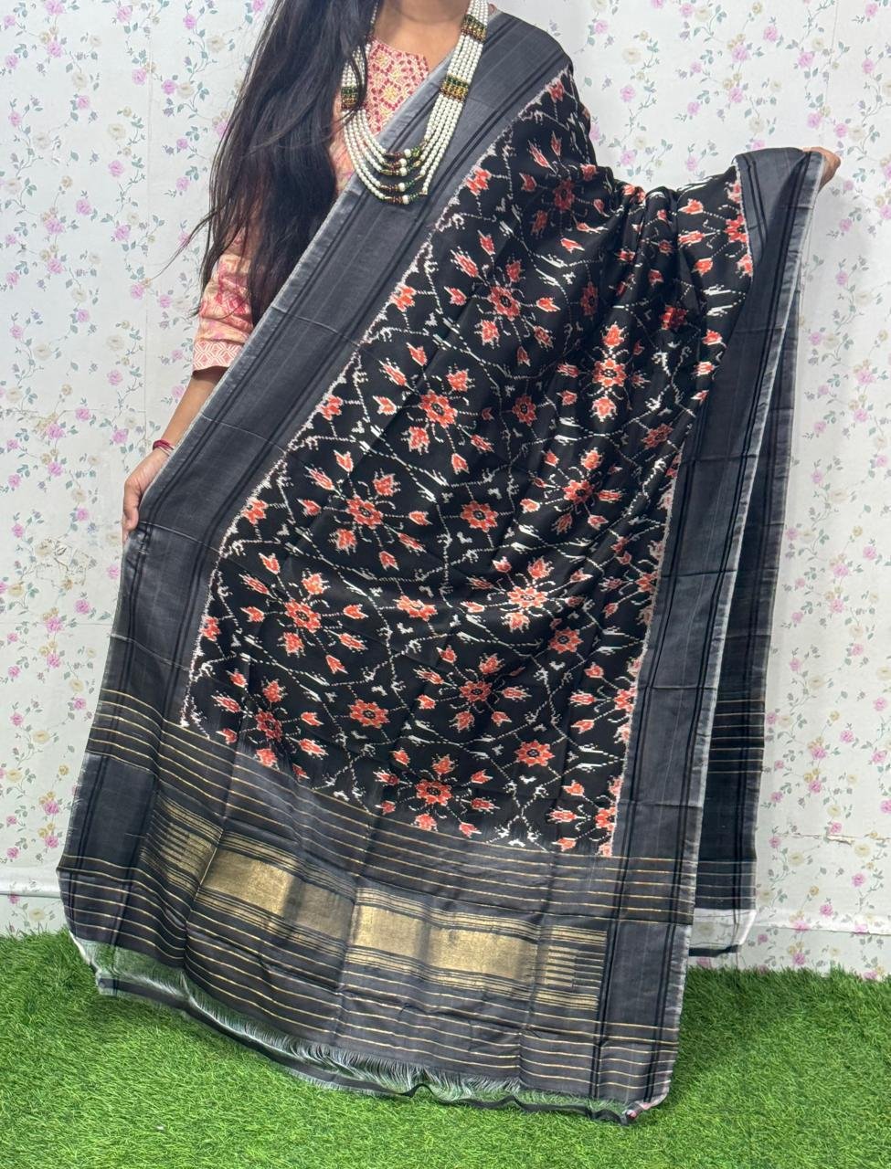 Ikat Dupatta - PSDHL31-ISDPDEZDD-05