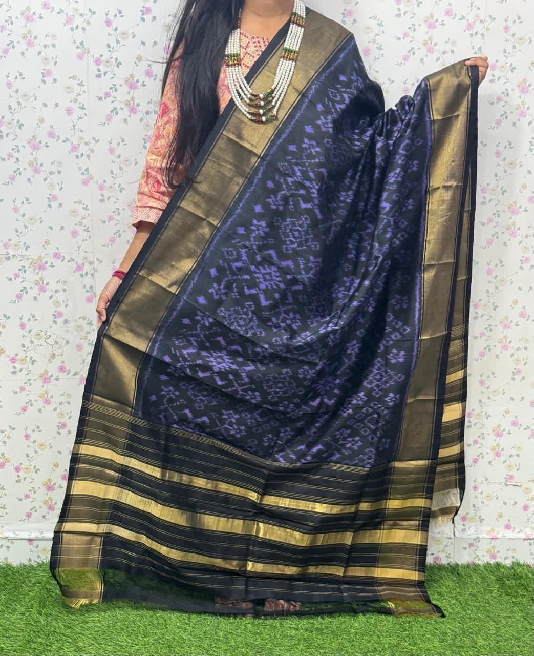 Ikat Dupatta - PSDHL31-ISDPDEZDD-22