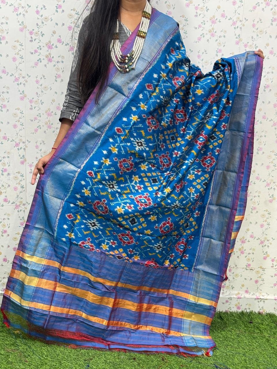 Ikat Dupatta - PSDHL31-ISDPDEZDD-29
