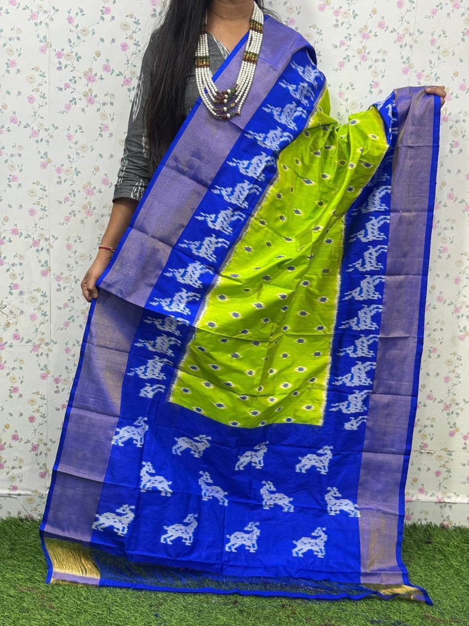 Ikat Dupatta - PSDHL31-ISDPDEZDD-30