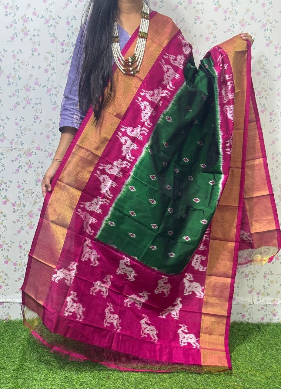 Ikat Dupatta - PSDHL31-ISDPDEZDD-33