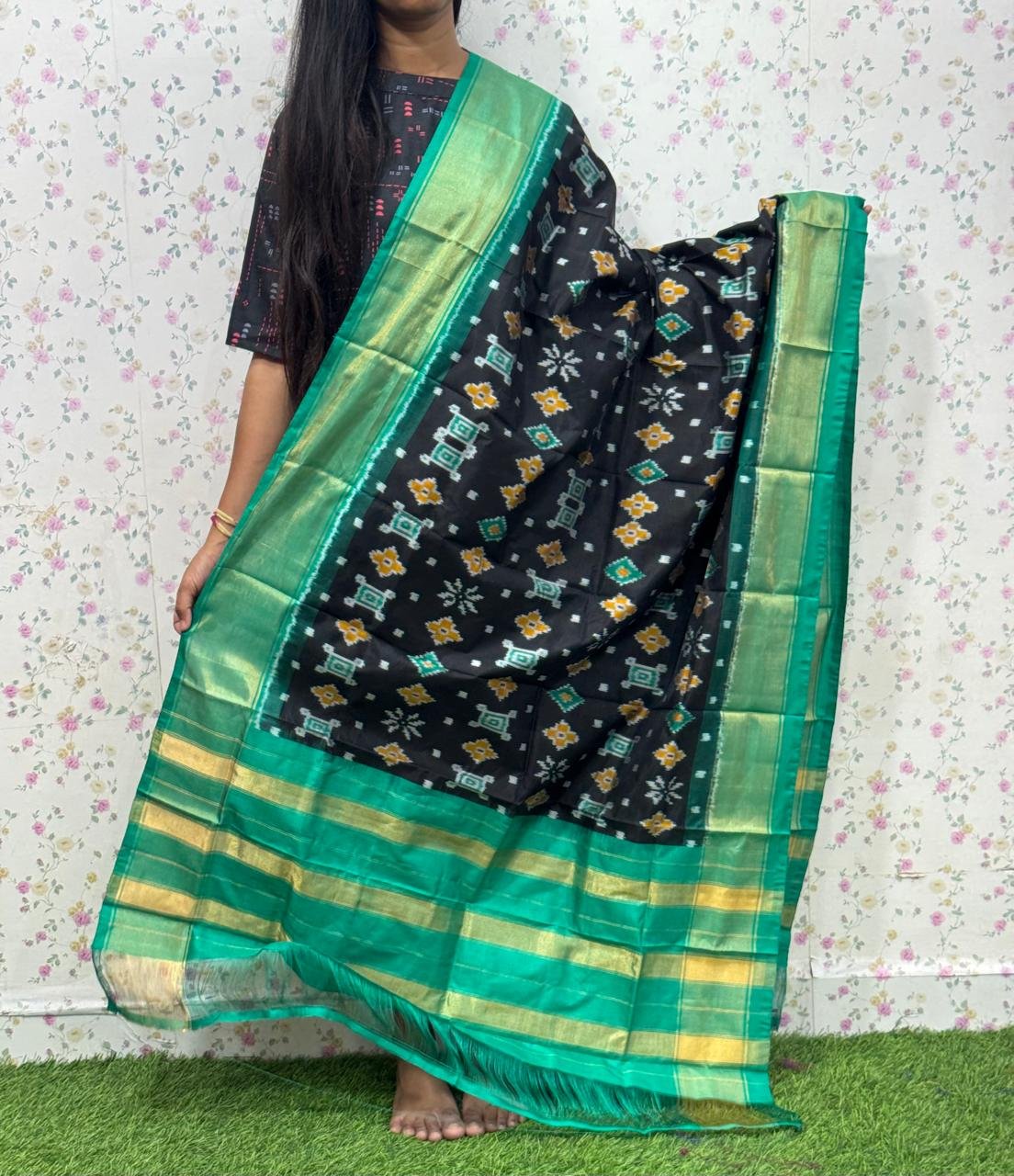 Ikat Dupatta - PSDHL31-ISDPDEZDD-34