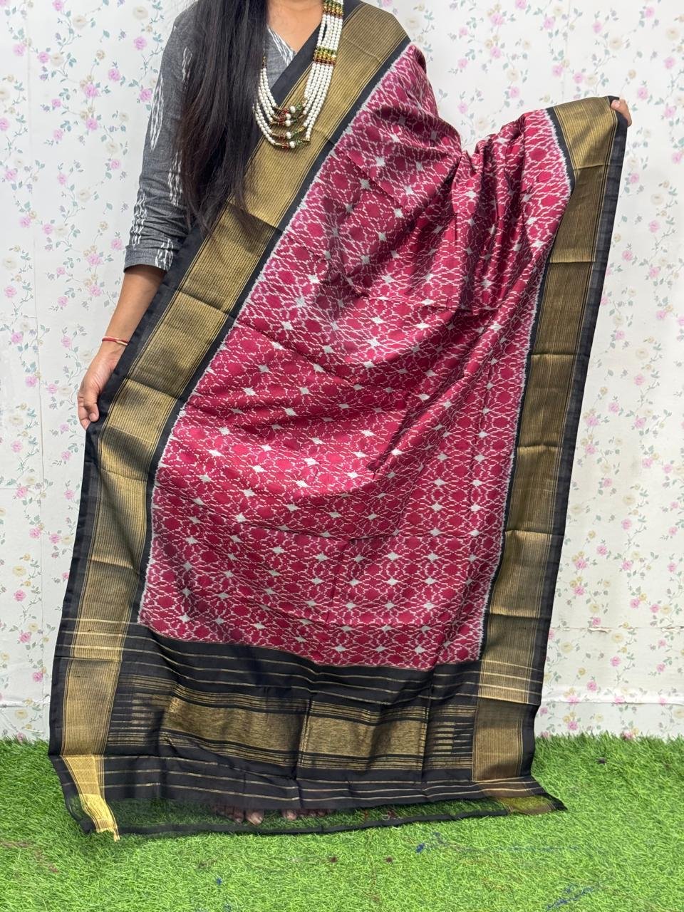 Ikat Dupatta - PSDHL31-ISDPDEZDD-36