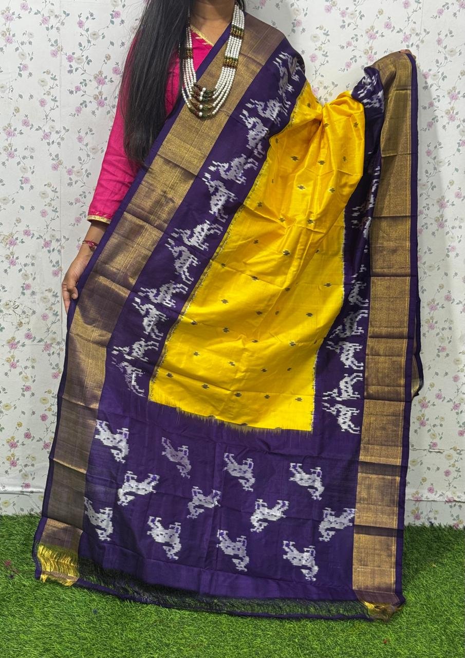Ikat Dupatta - PSDHL31-ISDPDEZDD-46