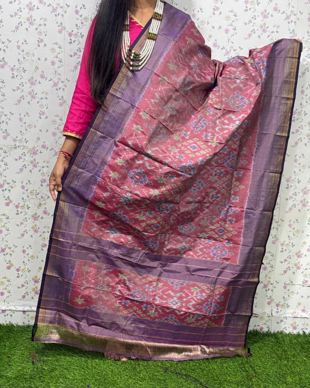 Ikat Dupatta - PSDHL31-ISDPDEZDD-49