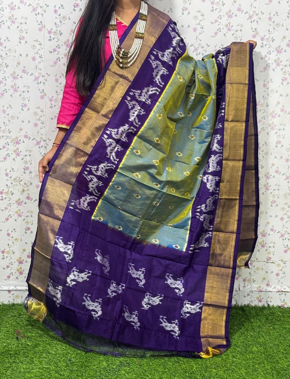 Ikat Dupatta - PSDHL31-ISDPDEZDD-53